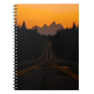 Notebook Mountain Sunset Highway