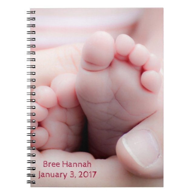 Notebook New Parents Baby Book Keepsake (Front)