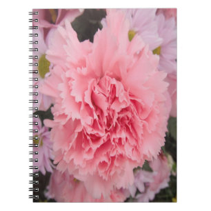 Notebook Pink Carnation Beauty