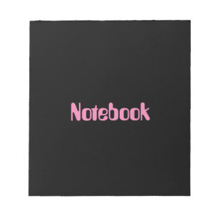 Notebook Printed text 40 Pages Stationery Writing Notepad