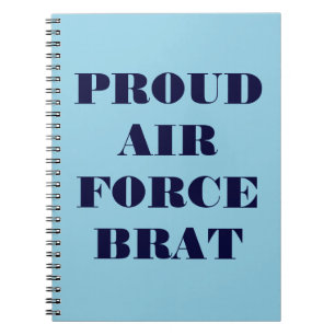 Notebook Proud Air Force Brat