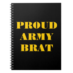 Notebook Proud Army Brat