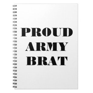 Notebook Proud Army Brat