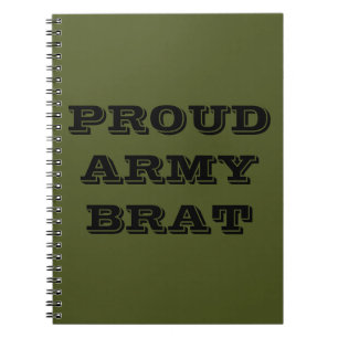 Notebook Proud Army Brat