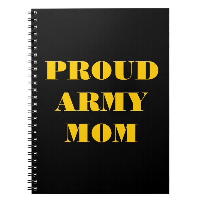 Notebook Proud Army Mum (Front)
