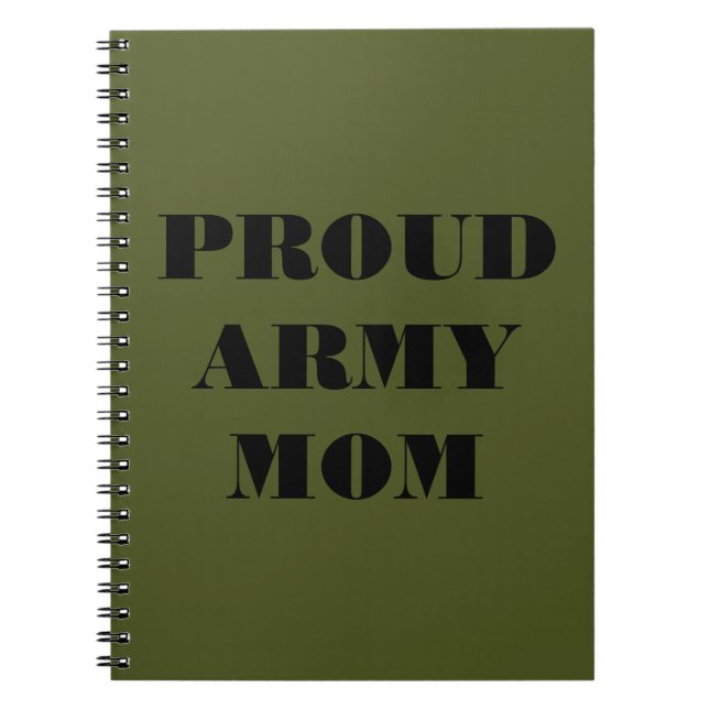 Notebook Proud Army Mum (Front)
