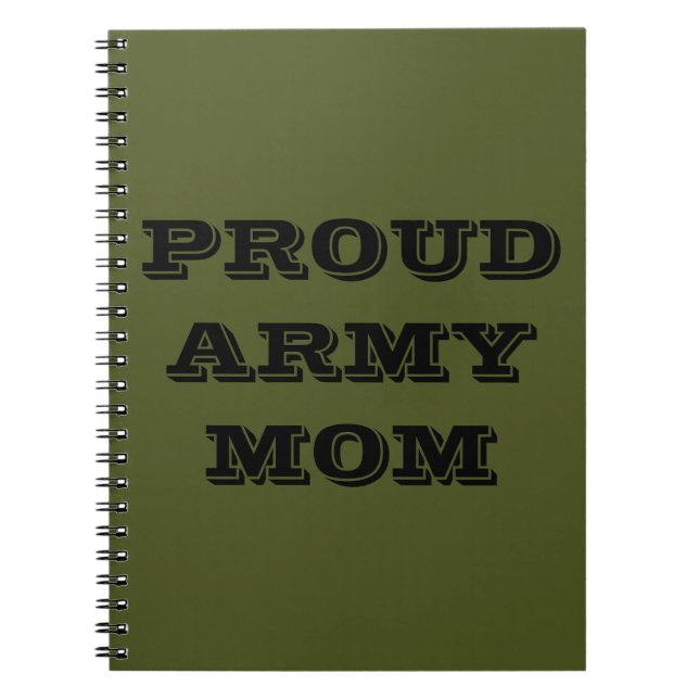 Notebook Proud Army Mum (Front)