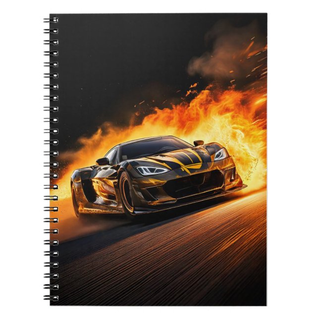 Notebook - racing car (Front)