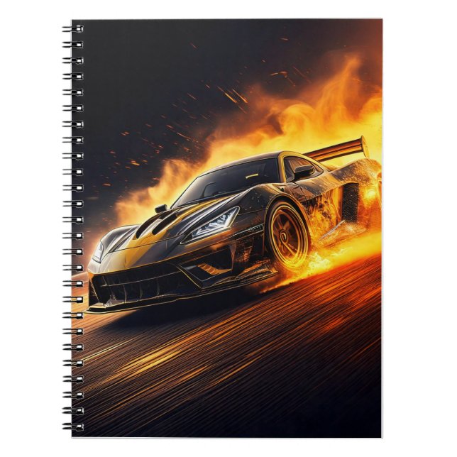 Notebook - racing car (Front)