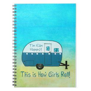 NOTEBOOK Retro Camper Personalize It!