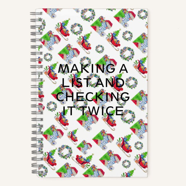 Notebook Santa Holiday (Front)