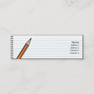 Notebook - Skinny Mini Business Card