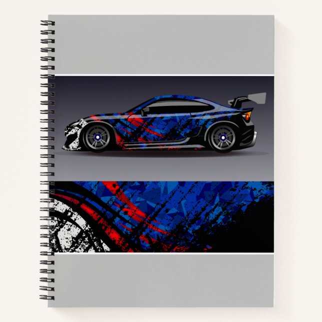 Notebook-Sports Car Notebook (Front)