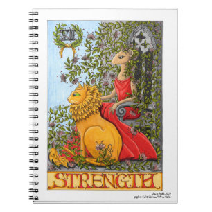 Notebook: Strength (Mouse Tarot) Notebook