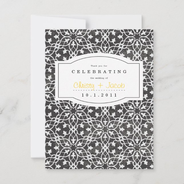 Notebook Thank You Note Card (Front)
