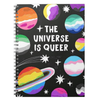 Notebook " THE UNIVERSE IS QUEER "