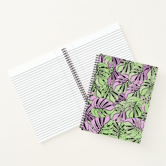 Notebook-Tropical Leaves Notebook (Inside)