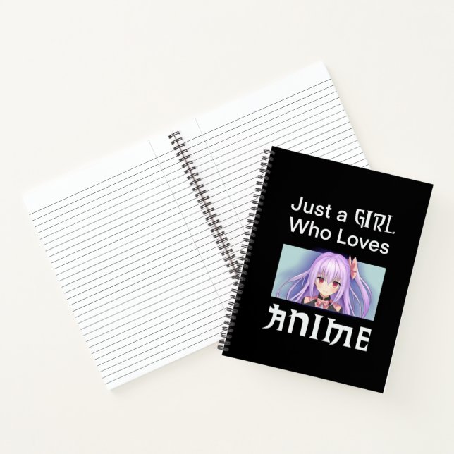 Notebook With Anime Girl (Inside)