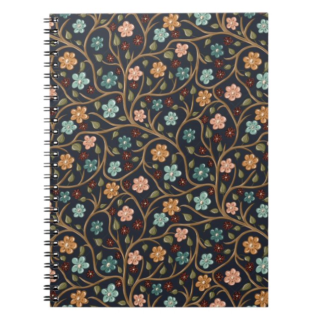 Notebook With Branches and Flowers (Front)