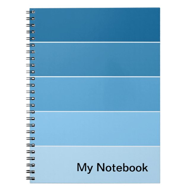 Notebook with Customisable Gradient Design (Front)