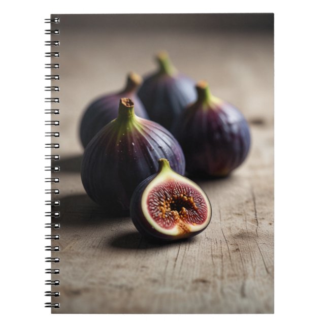 Notebook with Fig-Inspired Design (Front)