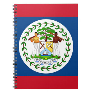 Notebook with Flag of Belise