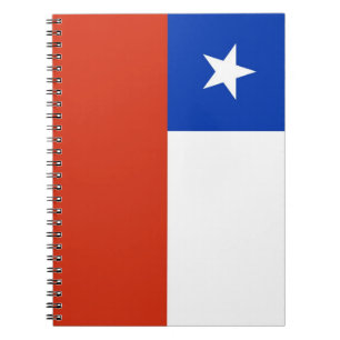 Notebook with Flag of Chile