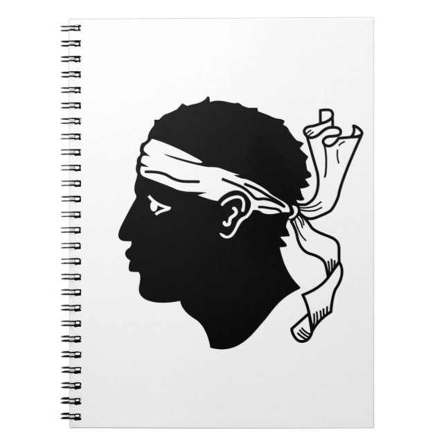 Notebook with Flag of Corsica (Front)