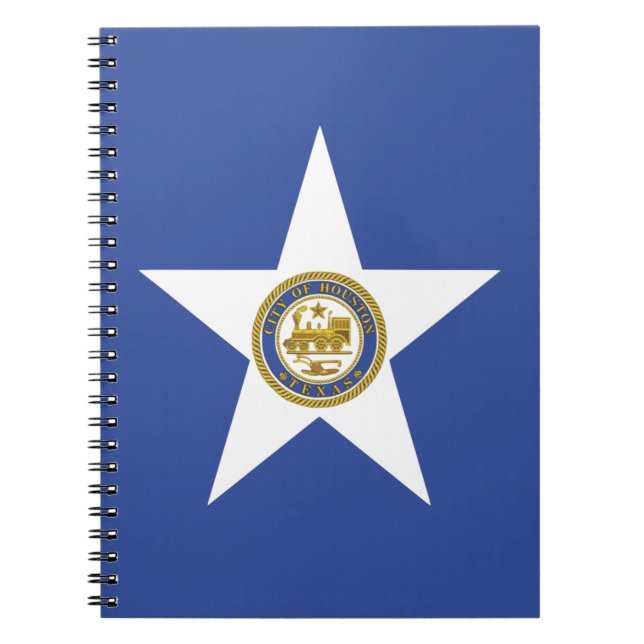 Notebook with Flag of Houston City (Front)