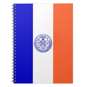 Notebook with Flag of New York City