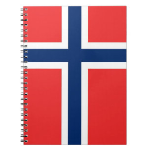 Notebook with Flag of Norway