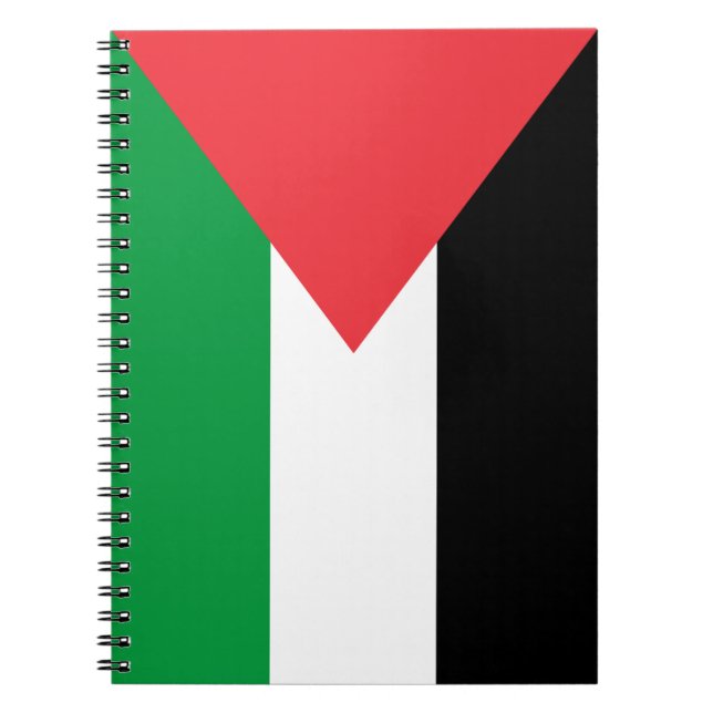 Notebook with Flag of Palestine (Front)