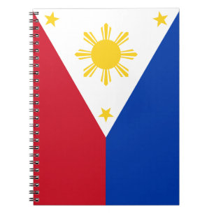 Notebook with Flag of  Philippines