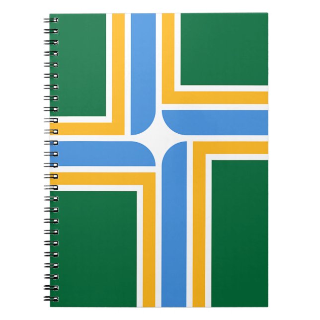 Notebook with Flag of Portland City (Front)