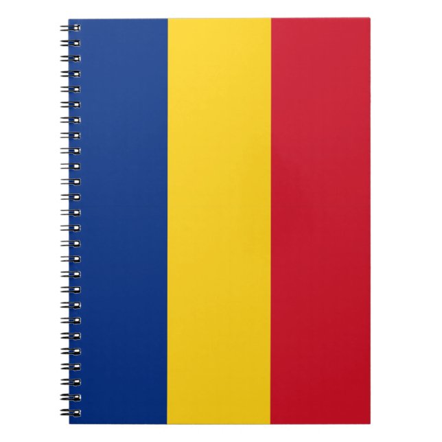 Notebook with Flag of Romania (Front)