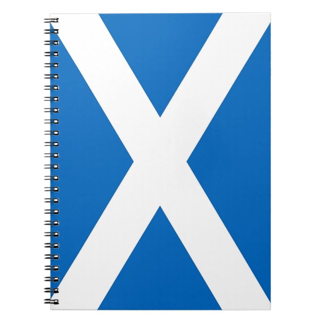 Notebook with Flag of Scotland (Front)