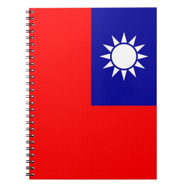Notebook with Flag of Taiwan (Front)