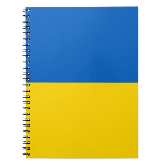 Notebook with Flag of Ukraine (Front)