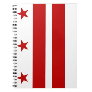 Notebook with Flag of Washington DC