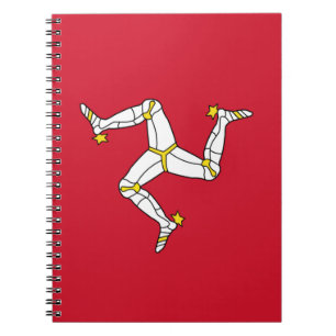 Notebook with Isle of Man Flag, United Kingdom