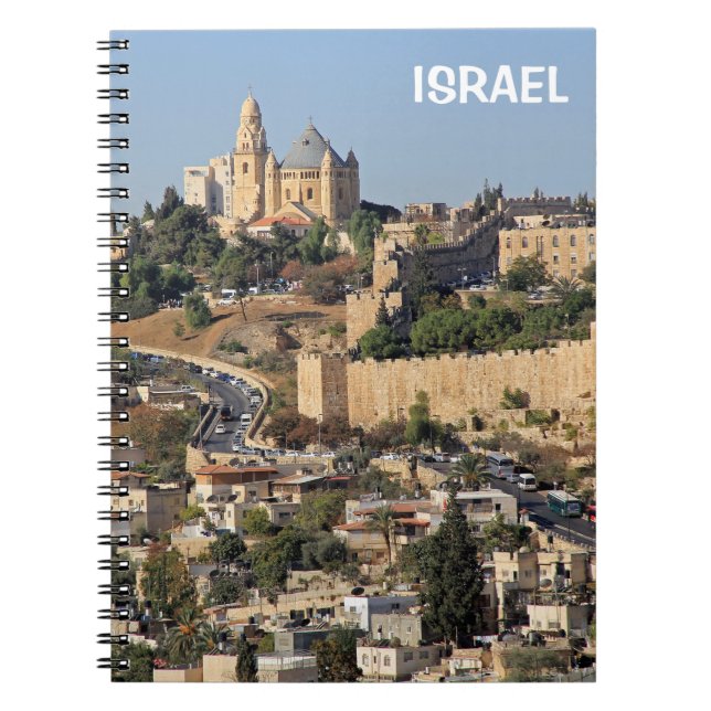 Notebook with Jerusalem in Israel (Front)