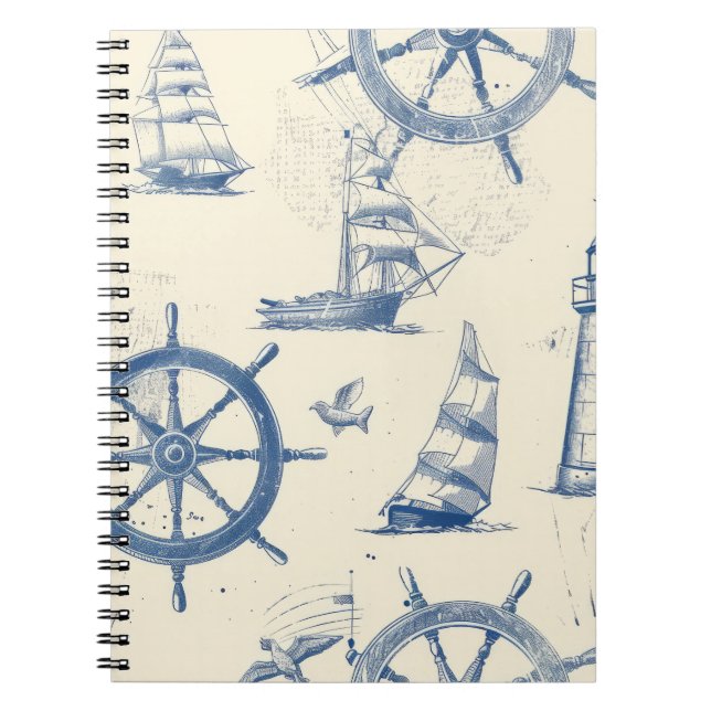 Notebook with Marine Elements (Front)