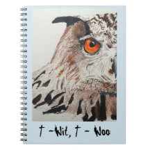 Notebook with Owl cover