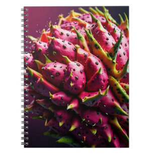 Notebook with Tropical Fruit Art