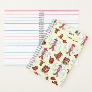 Notebook Young Cowboy and Horse
