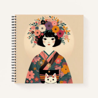 Notebook "Young Woman in a Kimono"