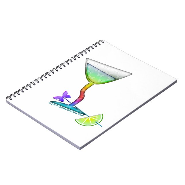 NOTEBOOKS - BUTTERFLY MARTINI (Left Side)