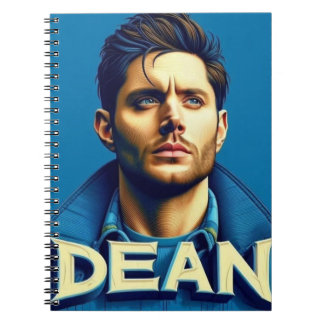 Notebooks Dean su fondo blu