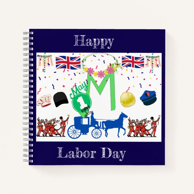 Notebooks - Labour Day Theme (Front)
