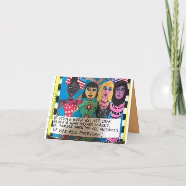 notecard-be strong when you are weak card (Front)